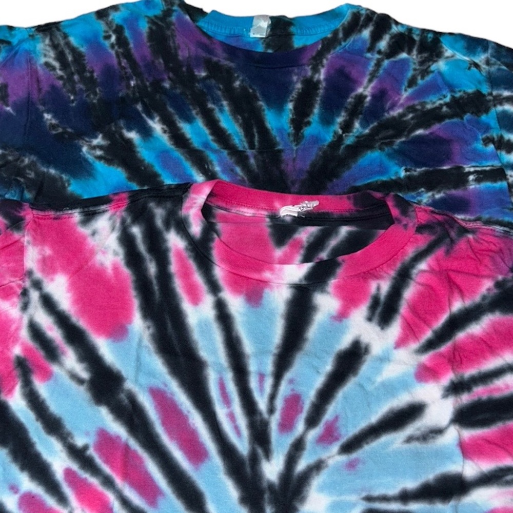 Zuni Sportswear Tie Dye T-Shirt Trio, Size Medium